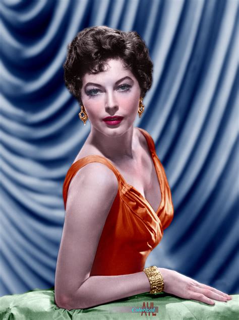 ava gardner color|ava gardner 1950s.